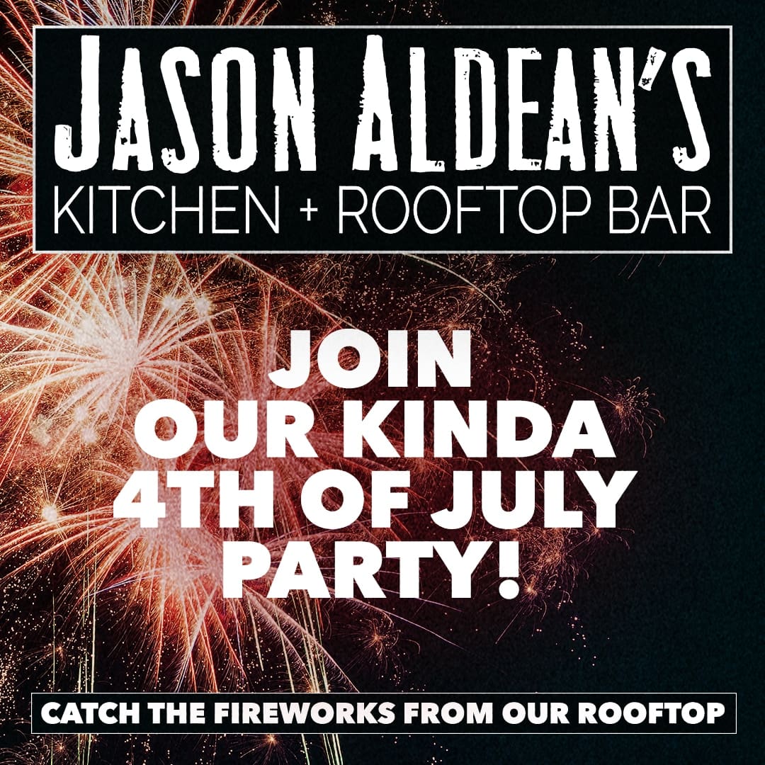Jason Aldean's Rooftop Bar 4th of July